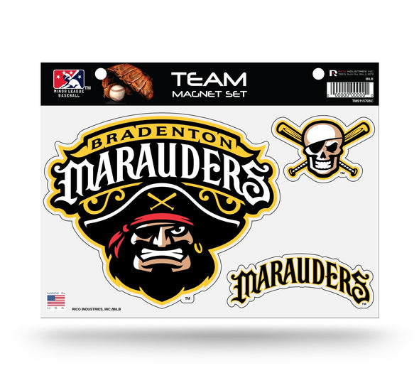 Bradenton Marauders Team Magnet Set