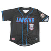 Lansing Lugnuts Marvel’s Defenders of the Diamond OT Sports Street Wear Adult Jersey