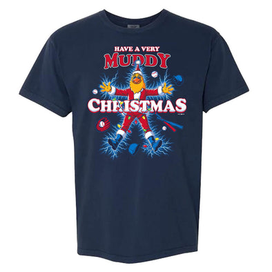 Toledo Mud Hens Muddy Mascot Shock Christmas T