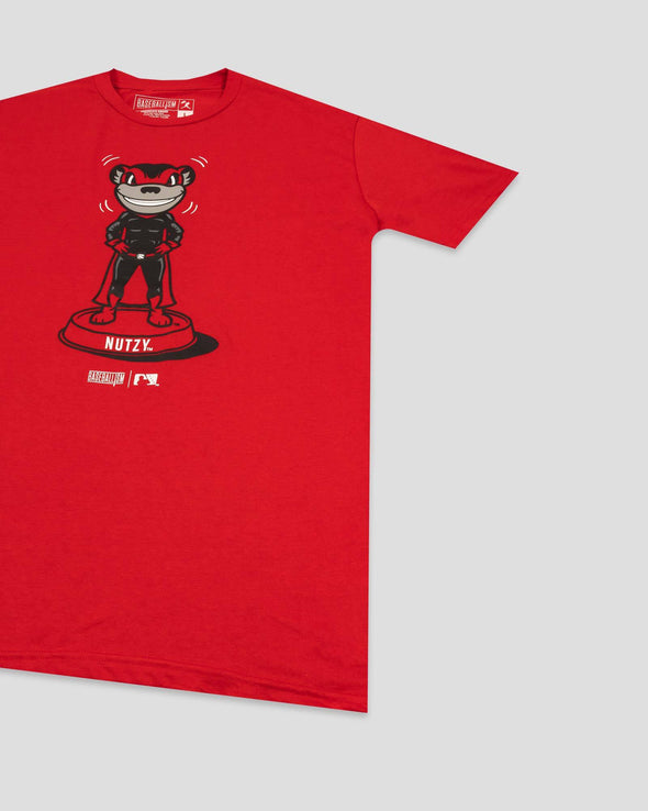 Richmond Flying Squirrels Baseballism Nutzy Bobblehead Tee