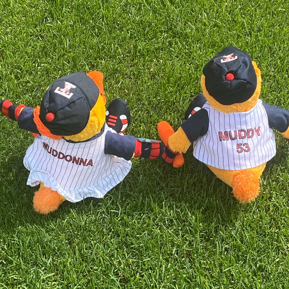 Toledo Mud Hens Muddy / Muddonna Mascot Plush Dolls