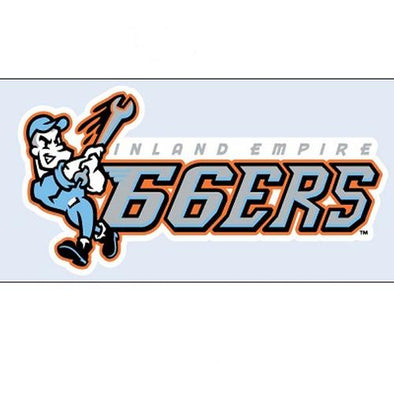 Inland Empire 66ers of San Bernardino 66ers Decal Script