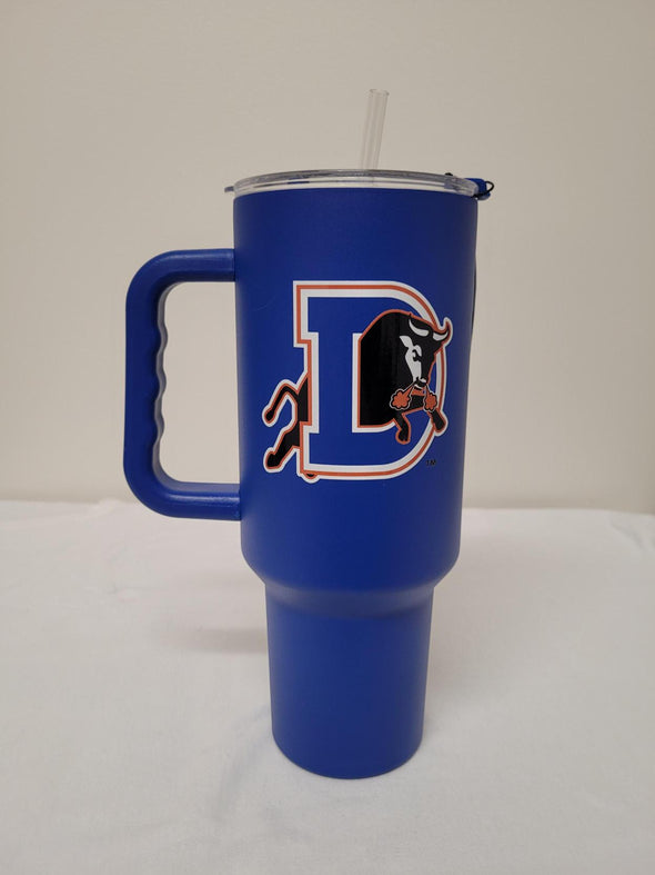 Durham Bulls 40oz Flipside Powder Coated Tumbler