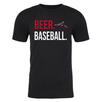 Richmond Flying Squirrels Beer Baseball Tee