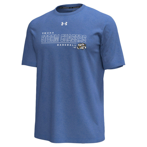 Omaha Storm Chasers Under Armour Men's Royal Novelty Icon Tee