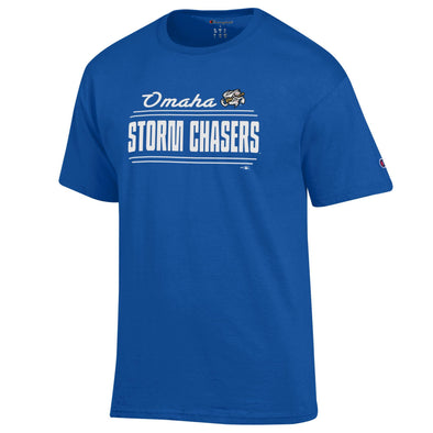 Omaha Storm Chasers Champion Men's Royal Basic Jersey Tee
