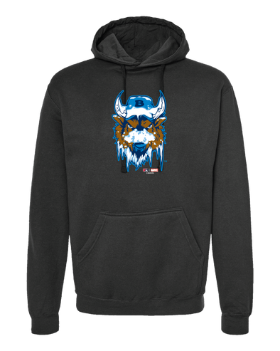 Buffalo Bisons Marvel's Defenders of the Diamond Black Primary Hoodie