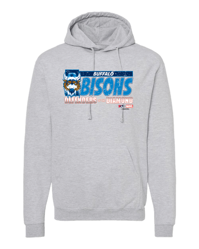 Buffalo Bisons Marvel's Defenders of the Diamond Heather Grey DOTD Hoodie