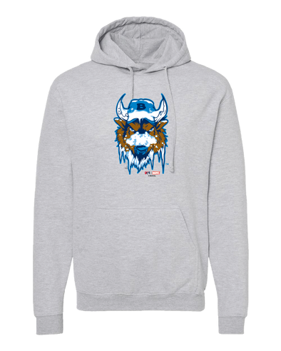 Buffalo Bisons Marvel's Defenders of the Diamond Heather Grey Primary Hoodie