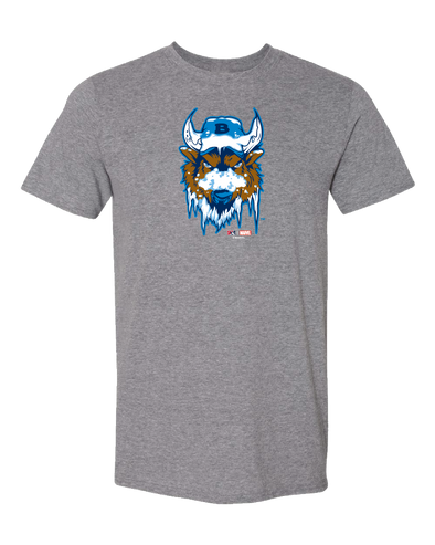 Buffalo Bisons Marvel's Defenders of the Diamond Heather Graphite Primary Tee