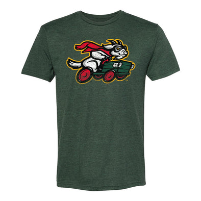 Hickory Crawdads 108 Stitches Hickory Goat-Karts Black Forest Tee