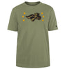 Somerset Patriots Mens 2024 Armed Forces Green Tee