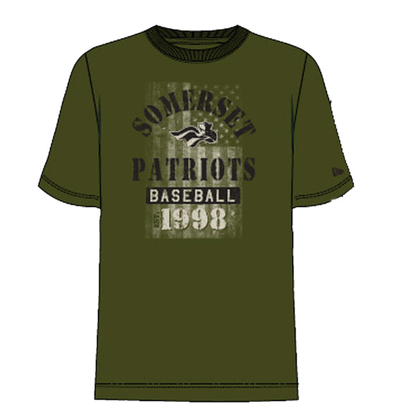 Somerset Patriots Adult 2025 Armed Forces Short Sleeve Tee
