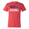 Naturals Beer. Baseball Tee