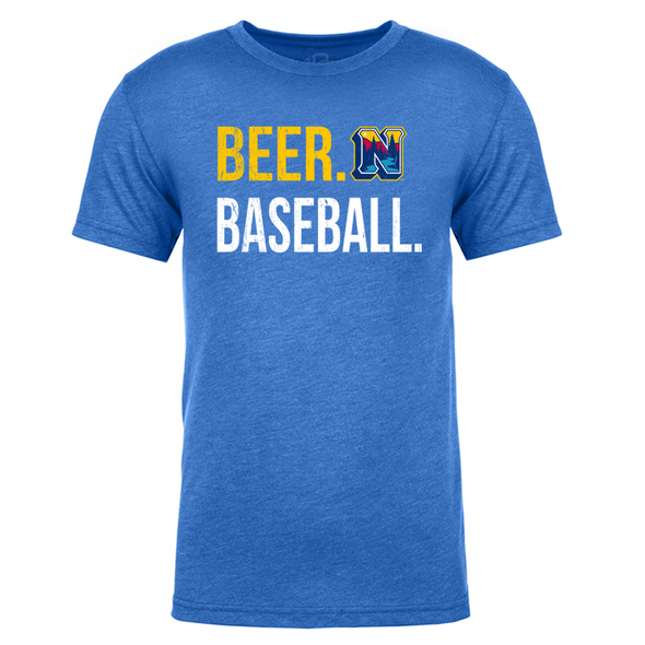 Naturals Beer. Baseball Tee