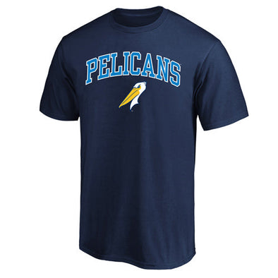 Myrtle Beach Pelicans Profile Navy Big and Tall Alternate T-Shirt