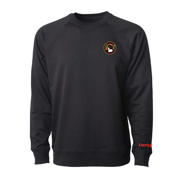 108 Stitches Emperors Embroidered Crewneck