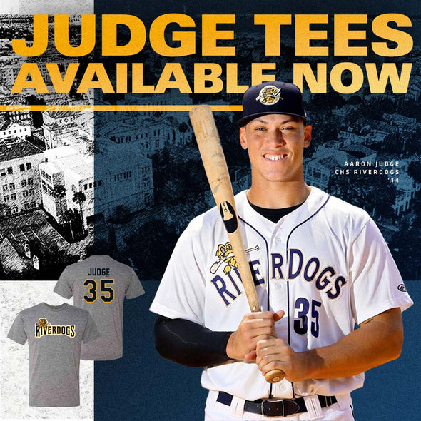 Charleston RiverDogs "Judge" S/S Gray Hoodie