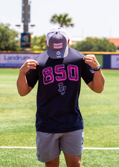 Pensacola Blue Wahoos Area Code T-Shirt