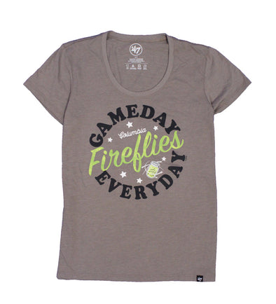 Columbia Fireflies Women's Wolf Grey 24/7 Scoop Tee