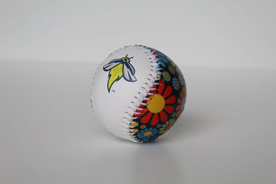 Columbia Fireflies Colorful Flower Baseball