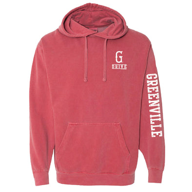 Greenville Drive Soft as a Grape Red Soft Washed Sweatshirt