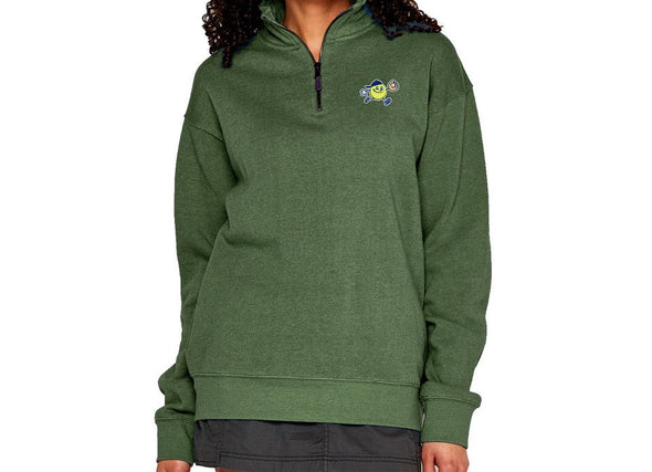 Adult Sage Green Chip Quarter Zip