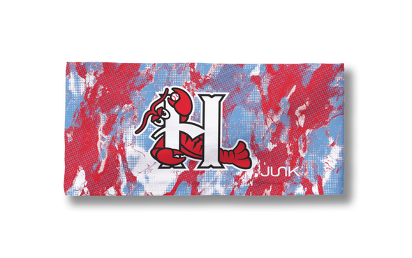 Hickory Crawdads Junk Red Rave Wave Headband