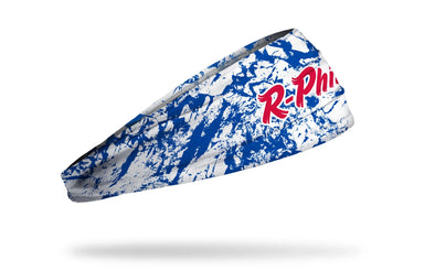 R-Phils Bubblegum blue Splatter Headband