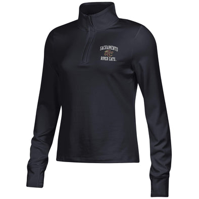 MICHELE LADIES QTR ZIP, SACRAMENTO RIVER CATS