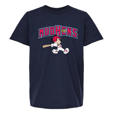 Toledo Mud Hens Mickey Swinging Youth T