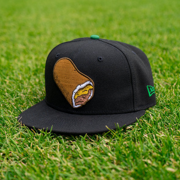 Omaha Storm Chasers 2024 Runzas New Era 59Fifty Black Cap