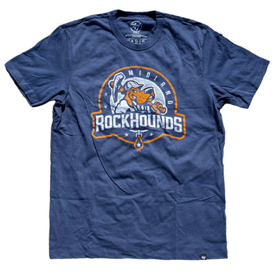 Midland RockHounds '47 Atlas Blue Logo Shirt