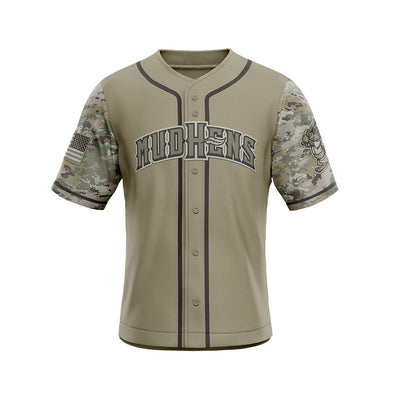 Toledo Mud Hens Military Appreciation Camo Jersey