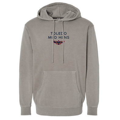 Toledo Mud Hens Minor Real Bird Embroidered Hoodie