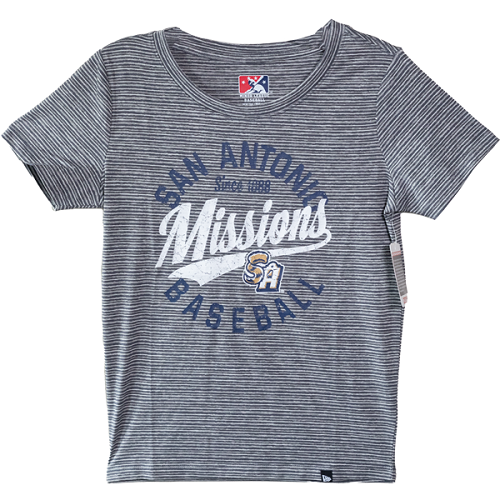 San Antonio Missions Ladies Poly Spandex S/S Crew T