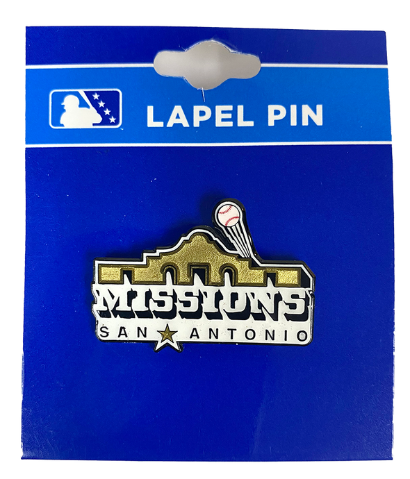 Missions Throwback Theme Night Alamo Primary Logo Pin