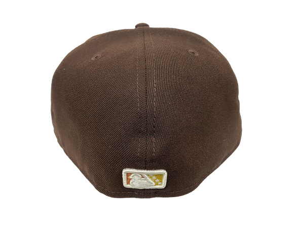 Missions Coonskin SA Texas Silhouette Metallic Fitted Cap