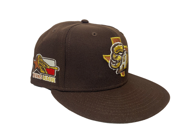 Missions Coonskin SA Texas Silhouette Metallic Fitted Cap