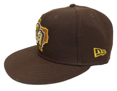 Missions Coonskin SA Texas Silhouette Metallic Fitted Cap