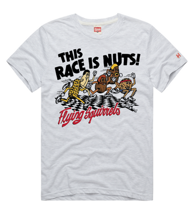Richmond Flying Squirrels Homage Mixed Nuts Race Tee