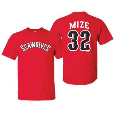 Erie SeaWolves BR Casey Mize Shirsey - Red