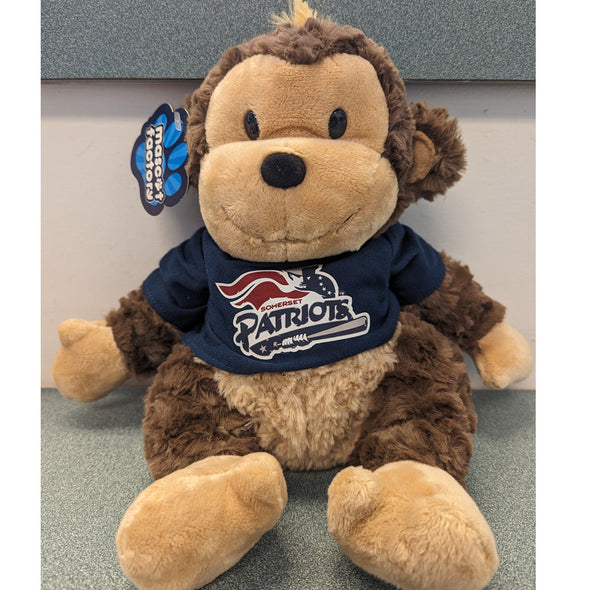 Somerset Patriots Cuddle Buddy 13 Inch Monkey Plush Doll