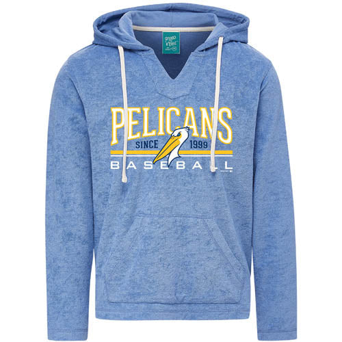 Myrtle Beach Pelicans MV Sport Blue Iris Ollie Terry Hood