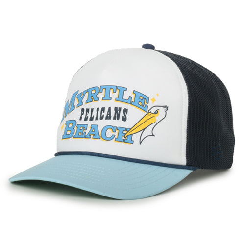 完売品　575PL POLYESTER LINEN CASQUETTE ML Myrtle Beach Pelicans Outdoor Cap Moonshot Trucker Snapback Cap