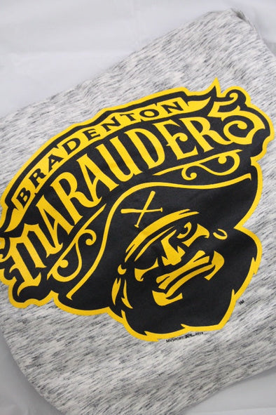 Bradenton Marauders Sweatshirt Blanket Grey