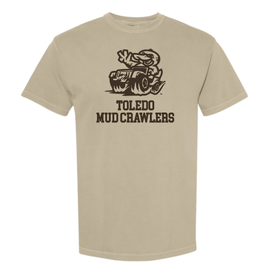 Toledo Mud Crawlers Khaki Comfort Colors T