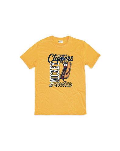 Columbus Clippers Where I'm From Youth Mickey Mustard Tee 2025