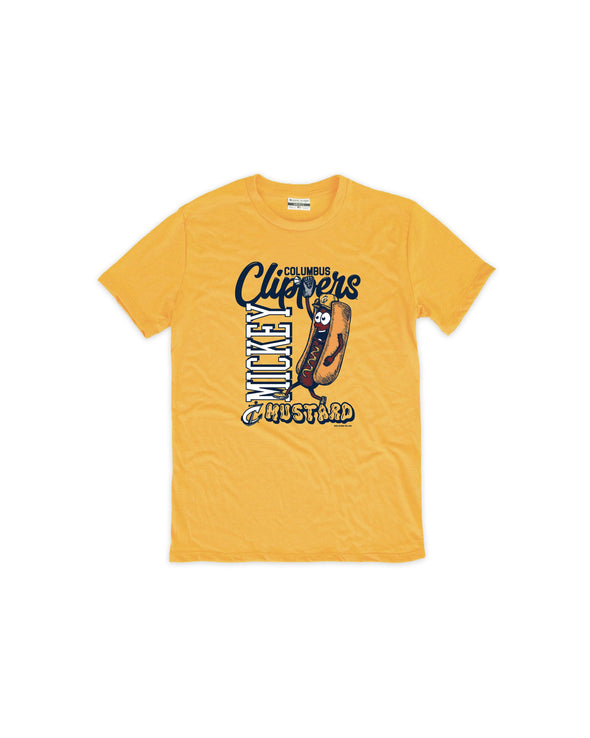 Columbus Clippers Where I'm From Youth Mickey Mustard Tee 2025