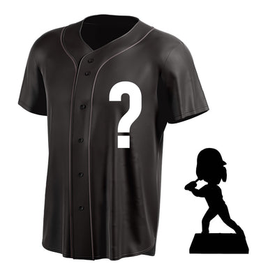 Hickory Crawdads Mystery Game Jersey and Bobblehead